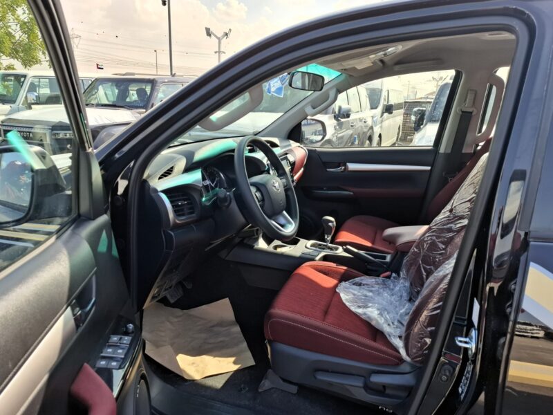 2025 Toyota Hilux 2.4L Turbo 4 Cylinder AT DC Black Red Truck Diesel