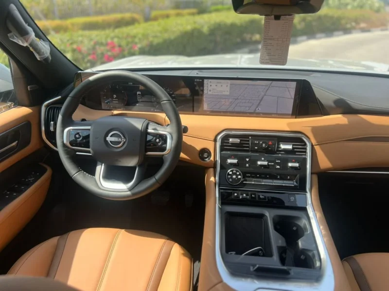 2025 Nissan Patrol LE Titanium 3.5L V6 Twin Turbo Silver Tan SUV GCC Specs