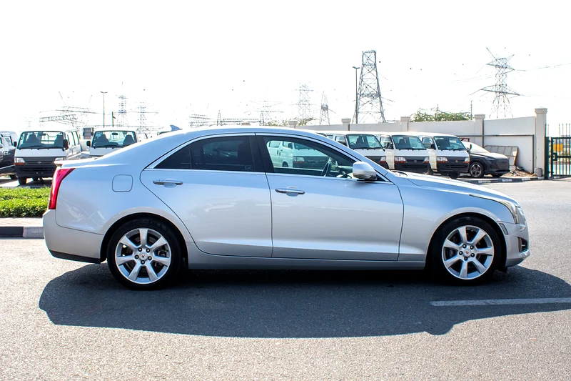2014 Cadillac ATS Performance 4 Cylinders Engine Silver Black Sedan Clean Car