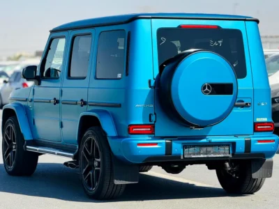 2025 Mercedes-Benz G-Class G 63 AMG 8 Cylinders Engine Blue Black Wagon