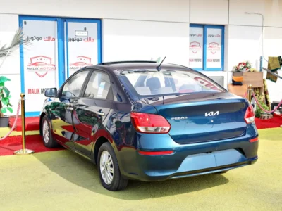 2022 Kia Pegas MPI Top 4 Cylinders Engine Blue Black Sedan GCC Specs