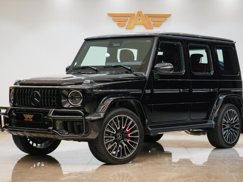 2026 Mercedes Benz G63 Double Night Package 4.0L V8 biturbo Engine Black Red