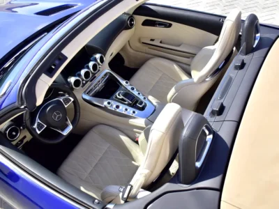 2018 Mercedes-Benz AMG GT 8 Cylinders Engine Blue Beige Convertible GCC Specs