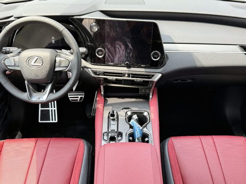 2025 Lexus RX500h F Sport Performance 2.4L Hybrid Black Red SUV GCC Specs