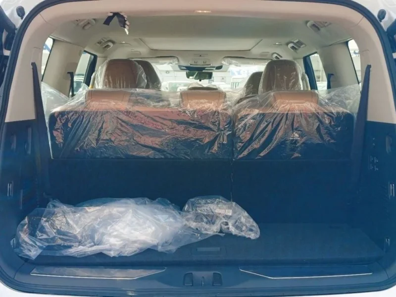 2025 Infiniti QX80 3.5L 6 Cylinders Engine Petrol SENSORY White Tan SUV