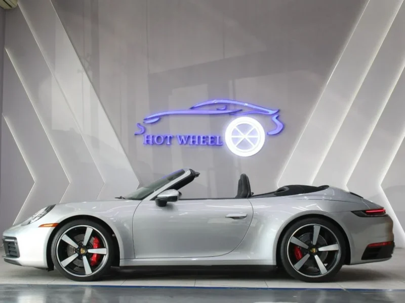 2021 Porsche 911 Carrera S 3.0L Twin-Turbocharged Flat-Six Grey Black Convertible