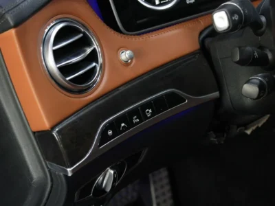 2016 Mercedes-Benz S 550 S550 AMG 4.7L biturbo V8 Engine Silver Tan Sedan