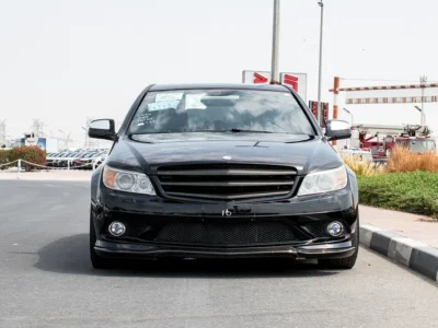 2008 Mercedes-Benz C-Class C250 6 Cylinders Engine Black Sedan Clean Car