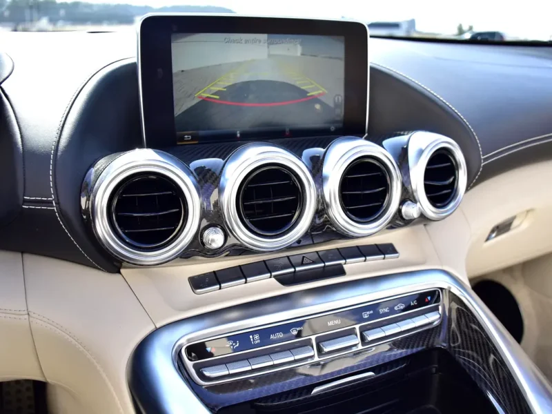 2018 Mercedes-Benz AMG GT 8 Cylinders Engine Blue Beige Convertible GCC Specs