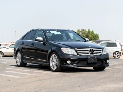 2008 Mercedes-Benz C-Class C250 6 Cylinders Engine Black Sedan Clean Car