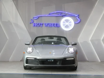 2021 Porsche 911 Carrera S 3.0L Twin-Turbocharged Flat-Six Grey Black Convertible