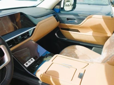 2025 Infiniti QX80 3.5L 6 Cylinders Engine Petrol SENSORY White Tan SUV