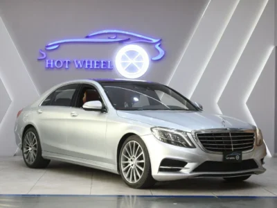 2016 Mercedes-Benz S 550 S550 AMG 4.7L biturbo V8 Engine Silver Tan Sedan