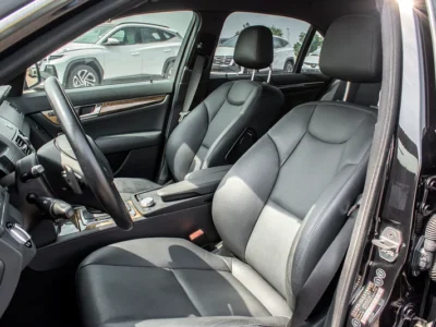 2008 Mercedes-Benz C-Class C250 6 Cylinders Engine Black Sedan Clean Car