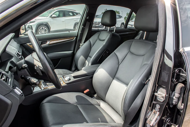 2008 Mercedes-Benz C-Class C250 6 Cylinders Engine Black Sedan Clean Car