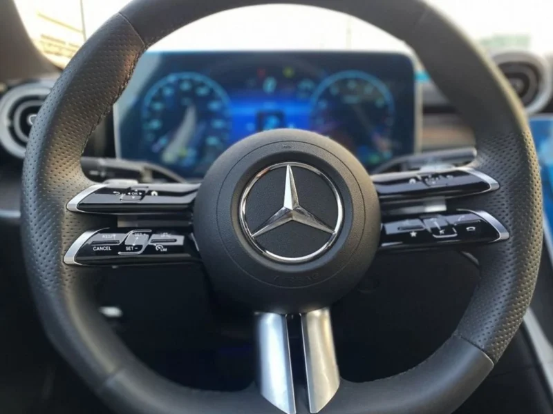 2024 Mercedes-Benz C260 1.5L Turbo 4 Cylinders Engine White Black Sedan