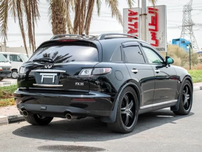 2008 Infiniti FX45/FX35 Standard 6 Cylinders Engine Black Beige SUV