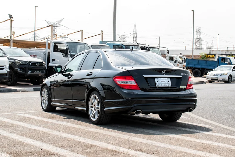 2008 Mercedes-Benz C-Class C250 6 Cylinders Engine Black Sedan Clean Car