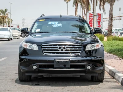 2008 Infiniti FX45/FX35 Standard 6 Cylinders Engine Black Beige SUV