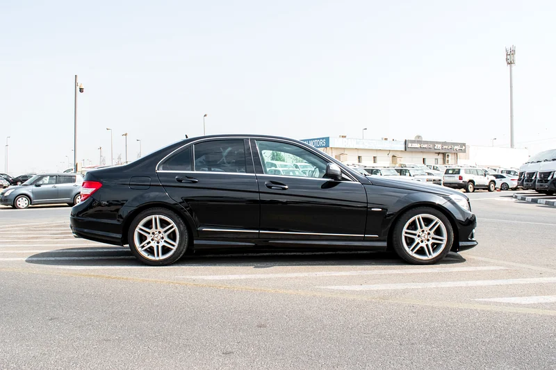 2008 Mercedes-Benz C-Class C250 6 Cylinders Engine Black Sedan Clean Car