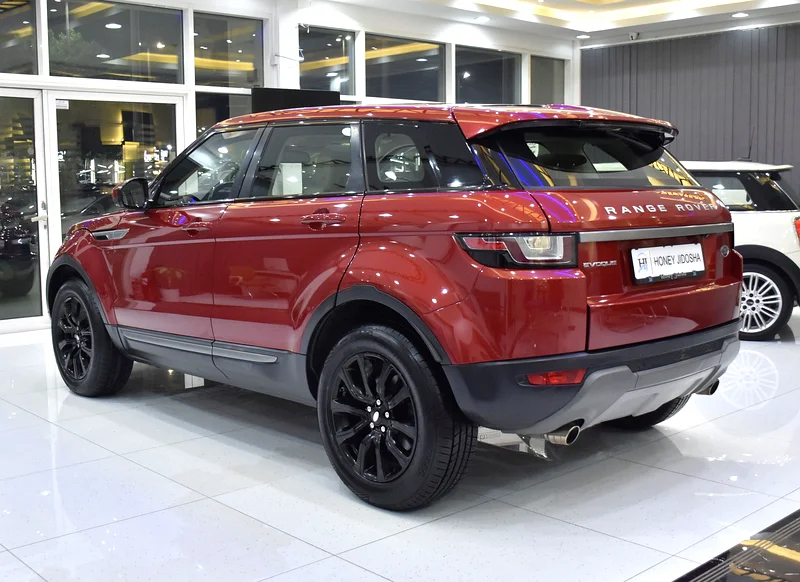 2016 Land Rover Range Rover Evoque Dynamic 4 Cylinders Engine Red Beige Crossover
