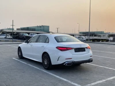 2024 Mercedes-Benz C260 1.5L Turbo 4 Cylinders Engine White Black Sedan