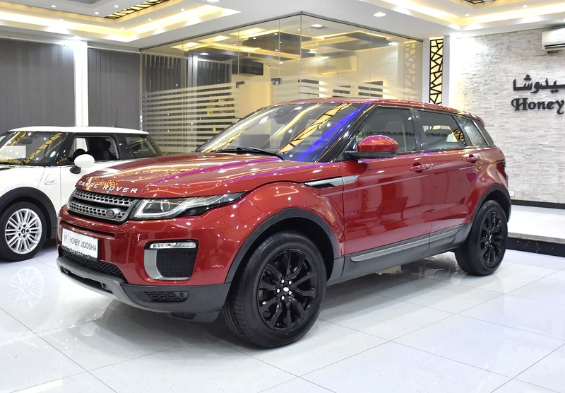 2016 Land Rover Range Rover Evoque Dynamic 4 Cylinders Engine Red Beige Crossover