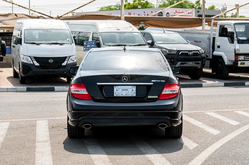 2008 Mercedes-Benz C-Class C250 6 Cylinders Engine Black Sedan Clean Car