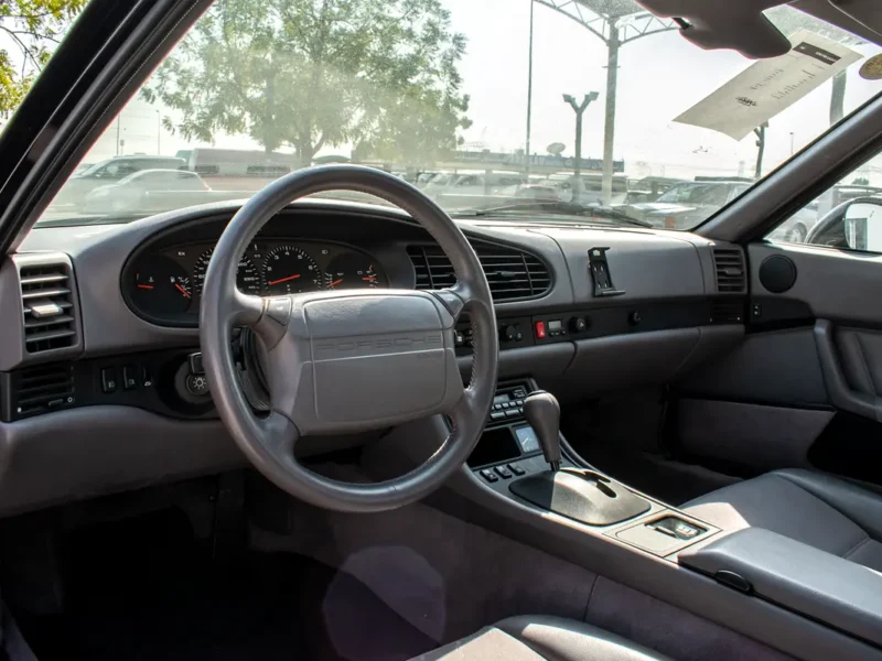 1992 Porsche 968 Club Sport 4 Cylinders Engine Black Grey Coupe