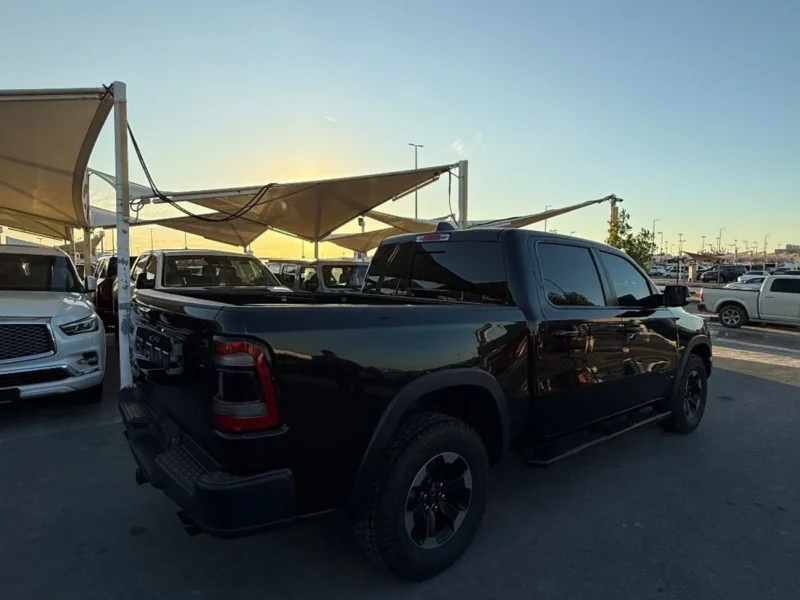 2019 RAM 1500 Rebel Crew Cab 5.7L 8 Cylinders Engine Petrol Black Red