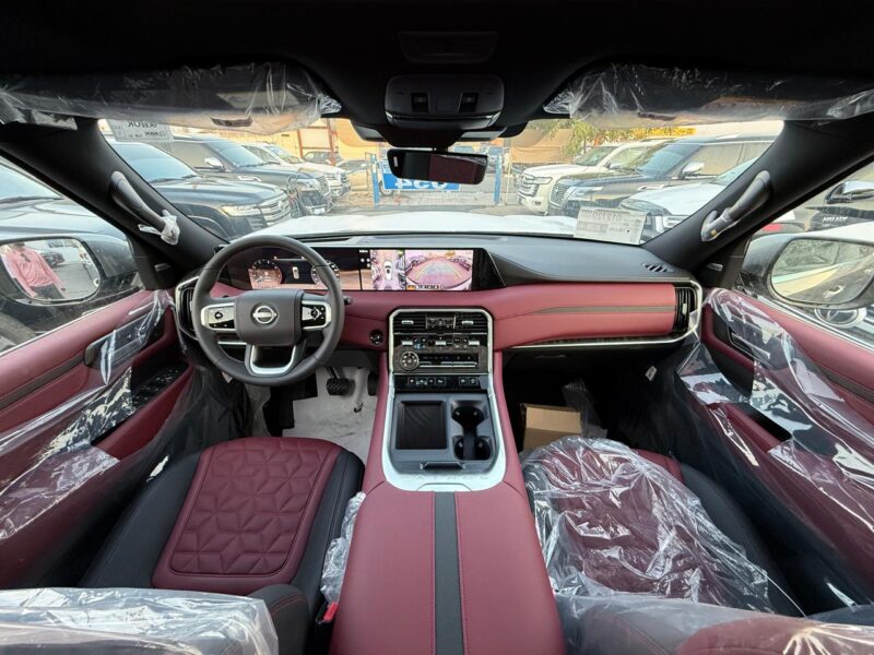 2025 Nissan Patrol Le Platinum VR35 Twin-Turbo 3.5 LiterV6 Grey Red SUV