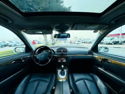 2002 Mercedes-Benz E-Class E 320 6 Cylinders Engine White Black Sedan Clean Title