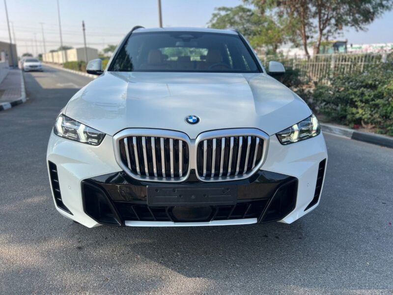 2025 BMW X5 40i M Sport 3.0L 6 Cylinders Engine White Tan SUV GCC Specs
