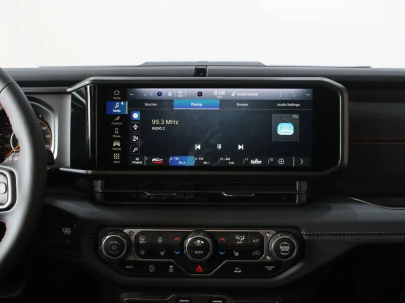 2024 Jeep Wrangler Rubicon 3.6 Liter 6 Cylinder Engine Grey Black SUV