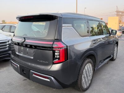 2025 Nissan Patrol Le Platinum VR35 Twin-Turbo 3.5 LiterV6 Grey Red SUV