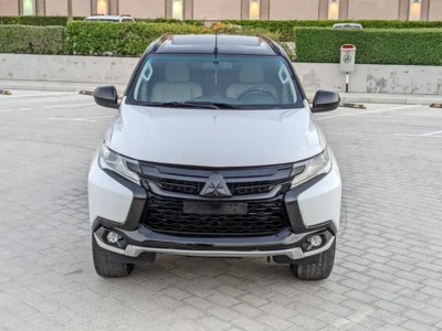 2019 Mitsubishi Montero Sport GLS 4WD Premium 6 Cylinders Engine White Beige SUV
