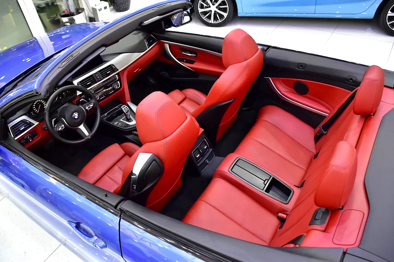 2019 BMW 4-Series 420i Convertible 4 Cylinder Engine Blue Red GCC Specs