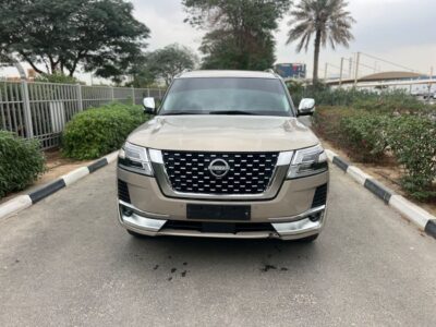 2021 Nissan Patrol LE PLATINUM 6 Cylinders Engine Gold Red SUV GCC Specs