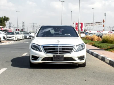 2015 Mercedes-Benz S-Class S 500l 8 Cylinders Petrol Engine White Black Sedan