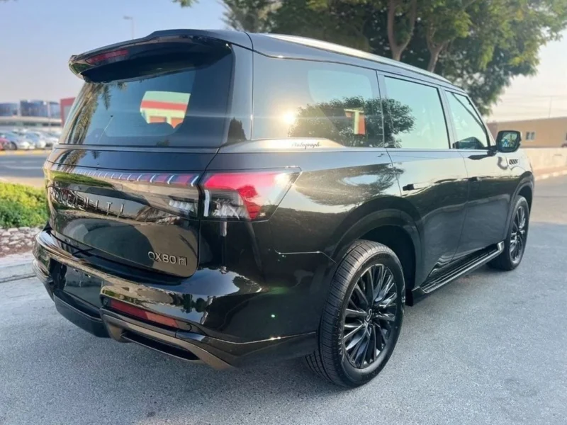 2025 Infiniti QX80 Autograph Bench Chairs 3.5L 6 Cylinders Engine Black Red SUV