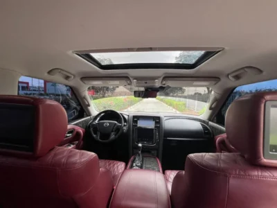 2021 Nissan Patrol LE PLATINUM 6 Cylinders Engine Gold Red SUV GCC Specs