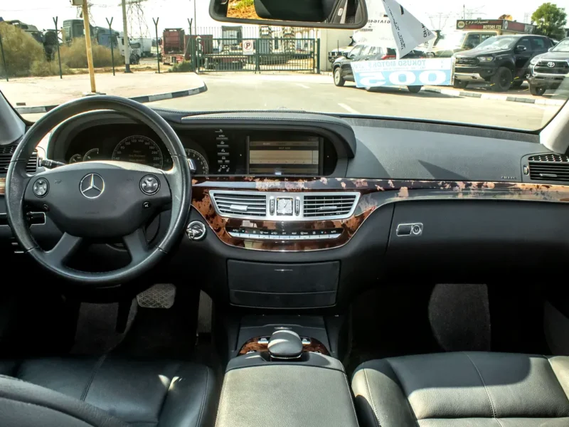 2007 Mercedes-Benz S-Class S 350 6 Cylinders Engine Silver Black Sedan