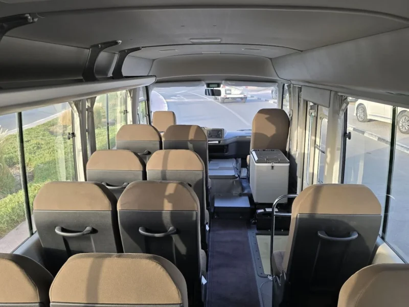 2025 Toyota Coaster 4.0L 4 Cylinders Engine White Grey Coaster 23-Seater