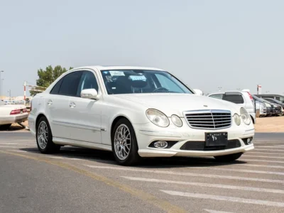 2007 Mercedes-Benz E-Class E 350 6 Cylinders Petrol Engine White Black Sedan