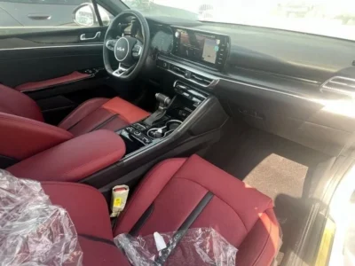 2023 Kia K5 2.5 Liter GDI GT-LINE 4 Cylinders Petrol Engine White Red Sedan