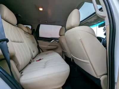 2019 Mitsubishi Montero Sport GLS 4WD Premium 6 Cylinders Engine White Beige SUV