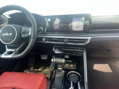 2023 Kia K5 2.5 Liter GDI GT-LINE 4 Cylinders Petrol Engine White Red Sedan