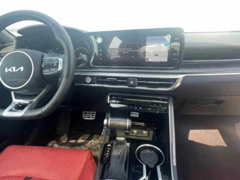 2023 Kia K5 2.5 Liter GDI GT-LINE 4 Cylinders Petrol Engine White Red Sedan