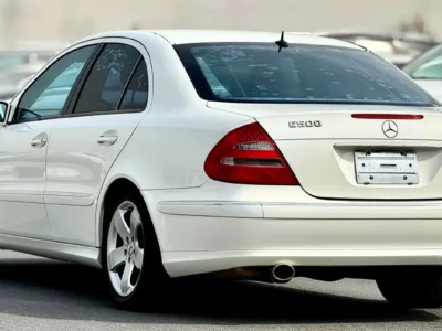 2002 Mercedes-Benz E-Class E 320 6 Cylinders Engine White Black Sedan Clean Title