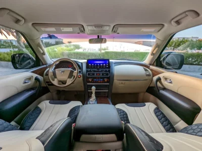 2014 Nissan Patrol SE FACELIFTED 2024 NISMO 8 Cylinder Engine Grey Beige SUV